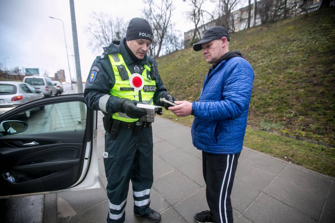 Pareigūnų reidas Europos prospekte