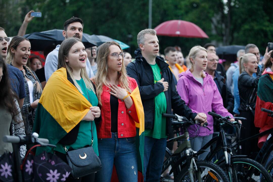 Liepos 6-ąją Kauną apgaubė „Tautiška giesmė“