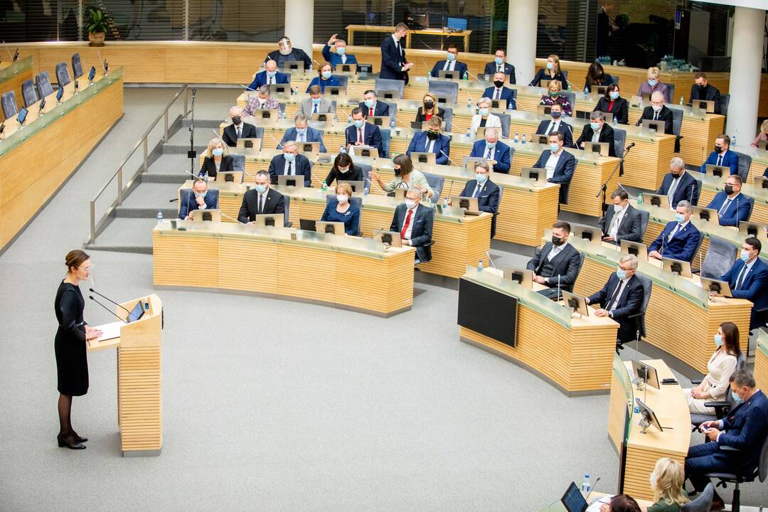 Klaidos: jau tapo keista tradicija, kad patekę į Seimą visi bando deklaruoti, jog bus geresni nei pirmtakai, bet puola į lenktynes, kas daugiau užregistruos projektų, kas daugiau pakalbės.