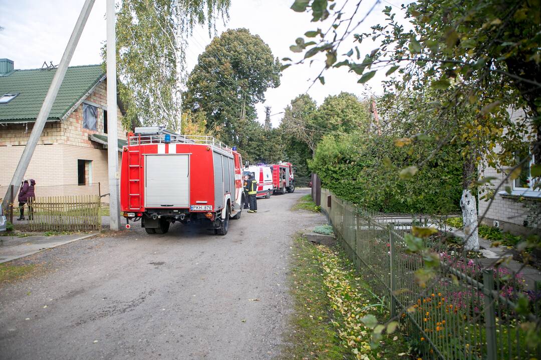 Per gaisrą Kaune nukentėjo du žmonės