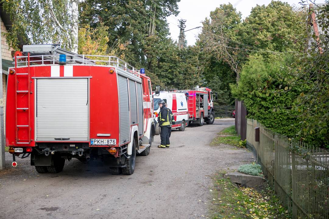 Per gaisrą Kaune nukentėjo du žmonės