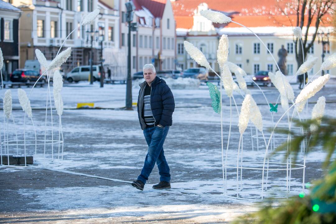 Kauniečiai leidžia laiką stebuklingame Kalėdų sode