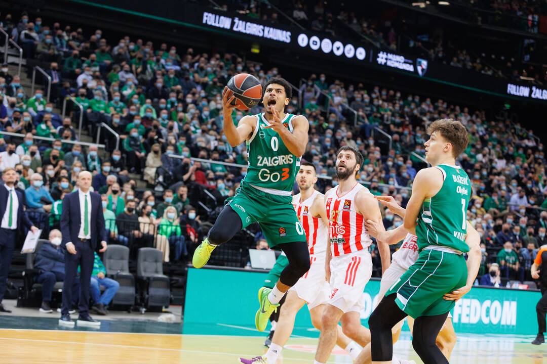 Paskutinis P. Jankūno mačas Eurolygoje: „Žalgiris“ – „Crvena zvezda“ (103:98)