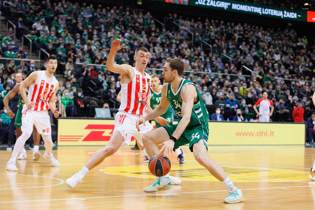 Paskutinis P. Jankūno mačas Eurolygoje: „Žalgiris“ – „Crvena zvezda“ (103:98)