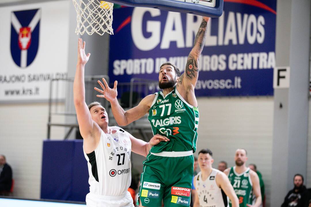 LKL ketvirtfinalis: „Žalgiris“ – „Neptūnas“ (87:71)