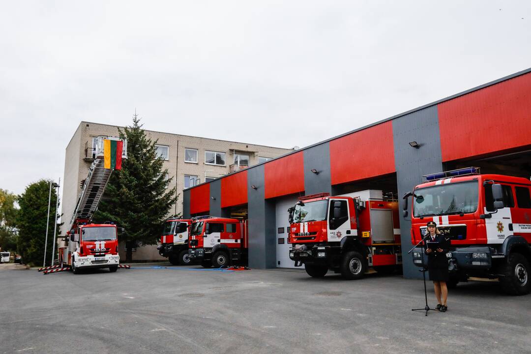 Kaune atidaryta rekonstruota gaisrinė