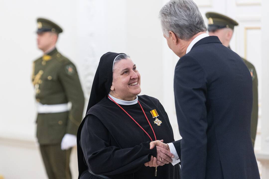 Valstybės apdovanojimų įteikimo ceremonija