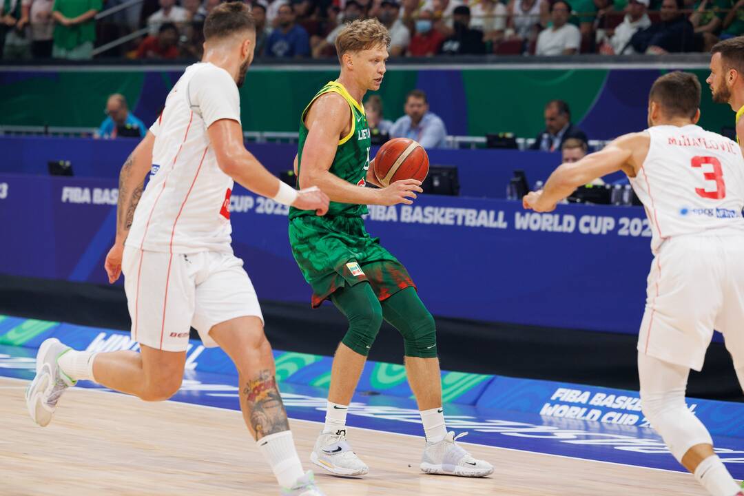 Pasaulio krepšinio čempionato Filipinuose grupės rungtynės: Juodkalnija – Lietuva