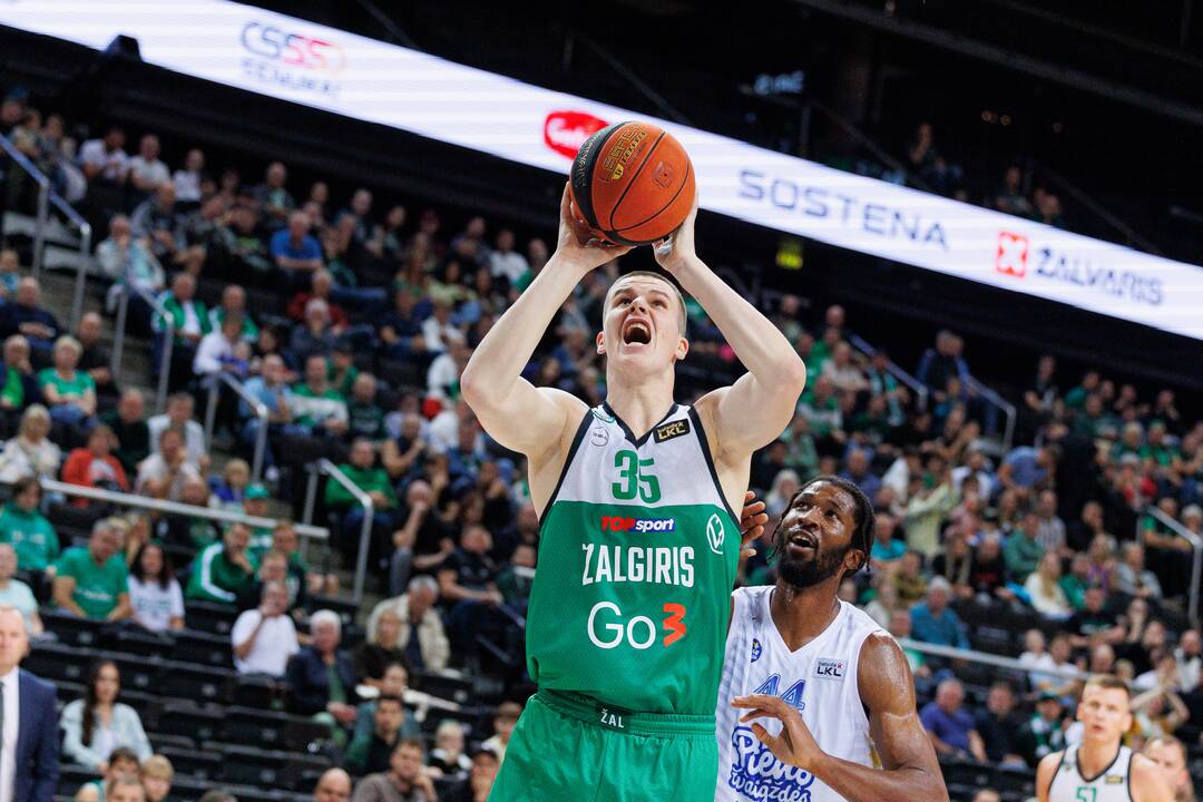 LKL: Kauno „Žalgiris“ – Pasvalio „Pieno žvaigždės“ (78:68)