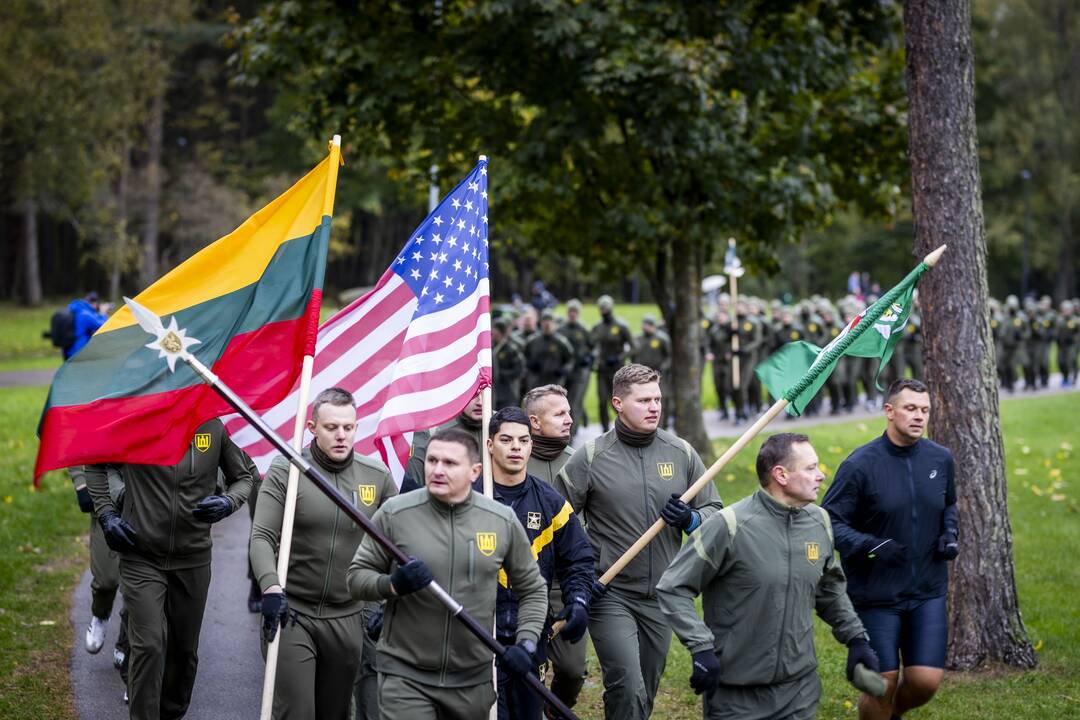 Lietuvos ir Ukrainos karių pagarbos bėgimas „In Memoriam“