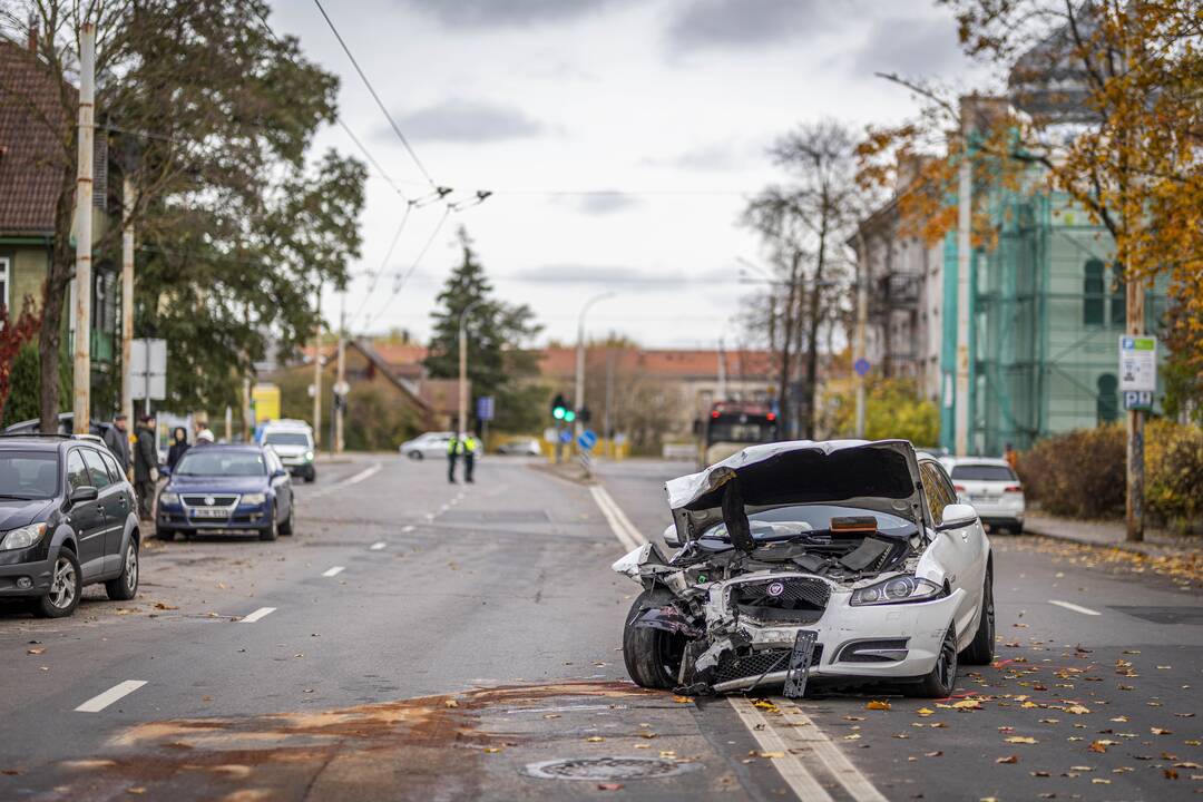 Girto vairuotojo sukelta avarija Žvėryne