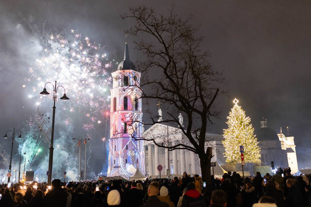 Vilnius sutiko 2024-uosius 