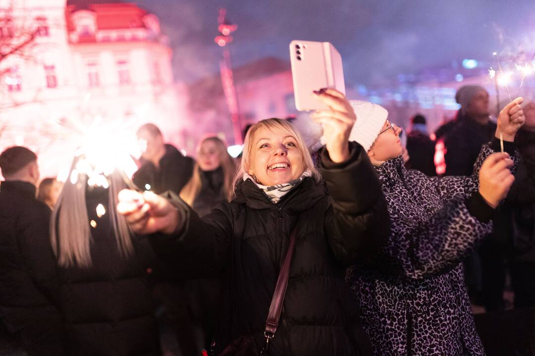 Vilnius sutiko 2024-uosius 