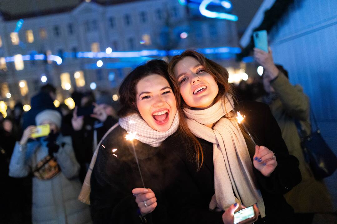 Vilnius sutiko 2024-uosius 