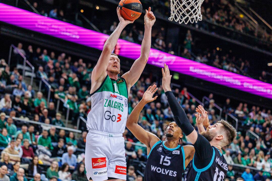 KMT rungtynės: Kauno „Žalgiris“ ir Vilniaus „Wolves“ (82:82)