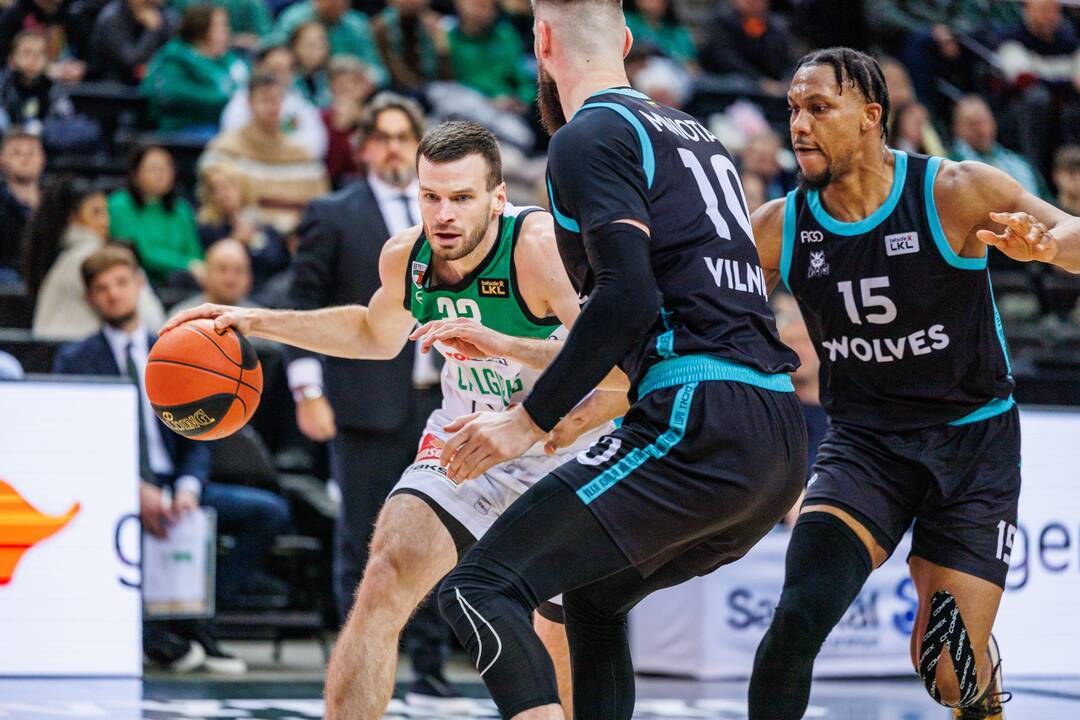 KMT rungtynės: Kauno „Žalgiris“ ir Vilniaus „Wolves“ (82:82)