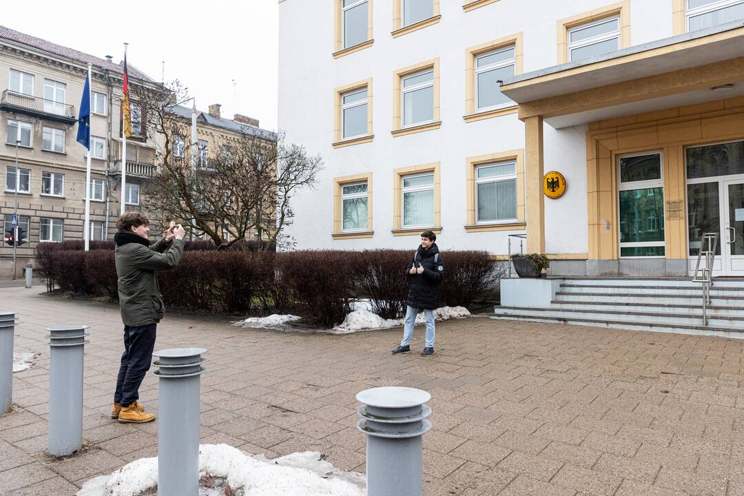 Neįvykęs protestas prie Vokietijos ambasados