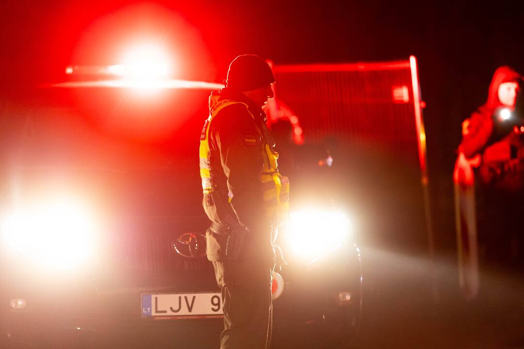 Pasienyje su Baltarusija apgręžta vienuolika neteisėtų migrantų
