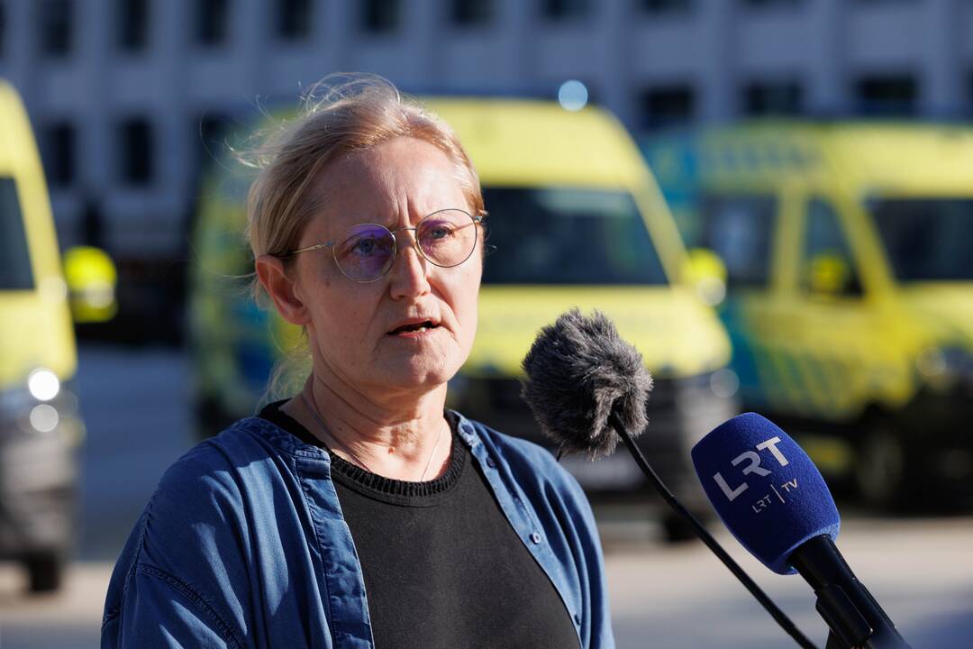 Kaune pristatyti nauji greitosios pagalbos automobiliai