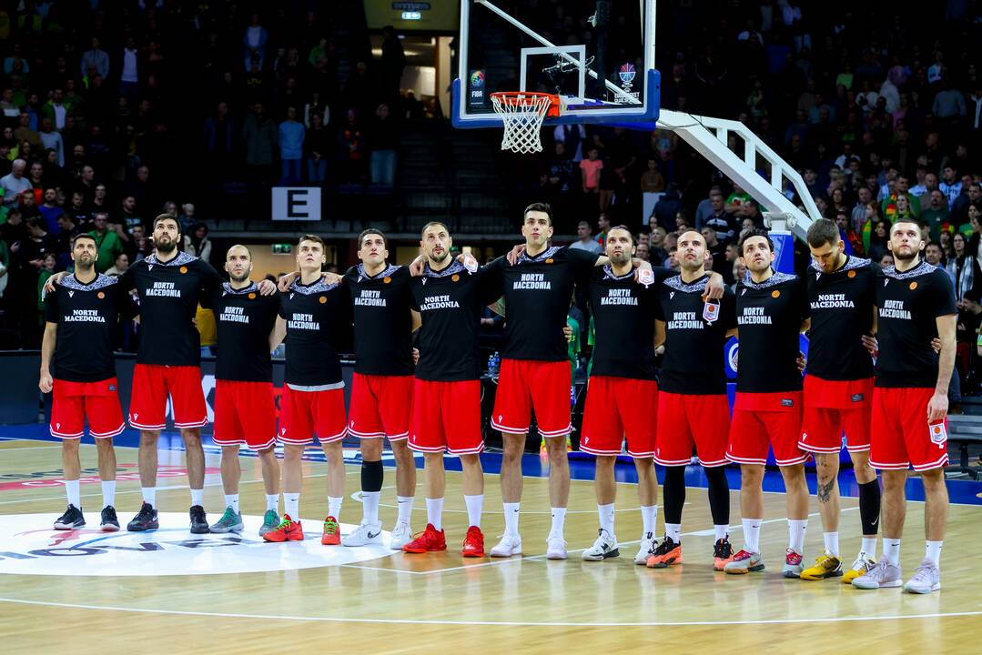 Europos krepšinio čempionato atranka: Lietuva – Šiaurės Makedonija (94:72)