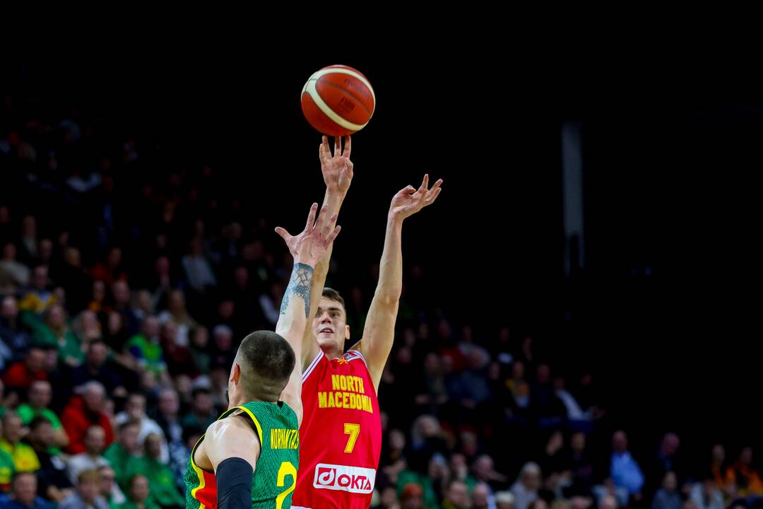 Europos krepšinio čempionato atranka: Lietuva – Šiaurės Makedonija (94:72)