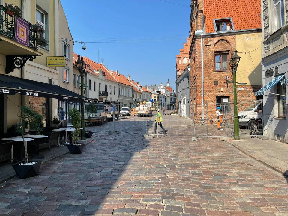 Rekonstrukcijai uždaroma Vilniaus gatvė