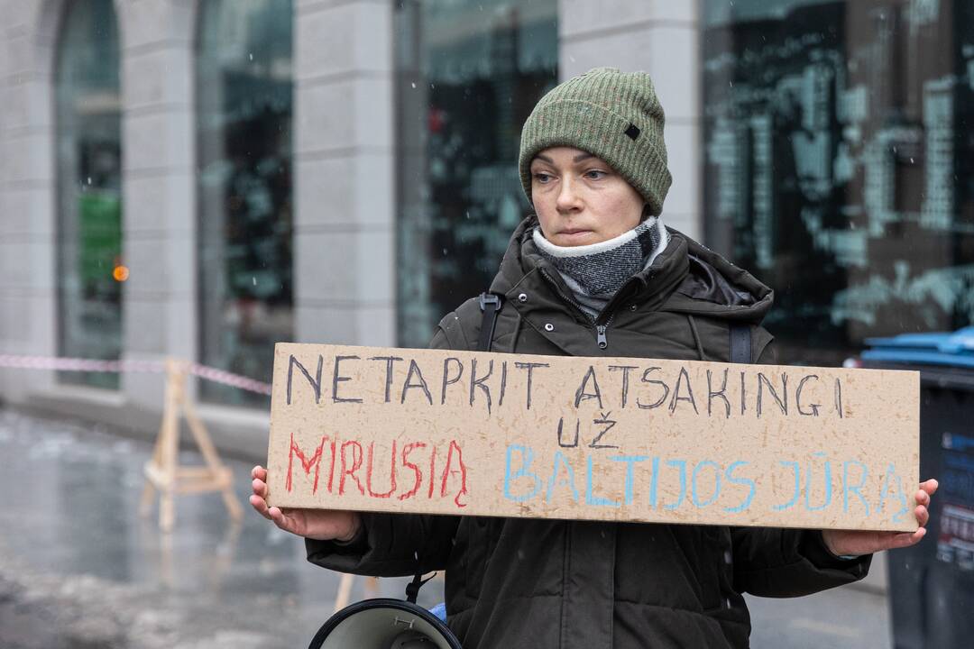 Vilniuje – aplinkosaugininkų kontroprotestas prieš ūkininkų mitingą