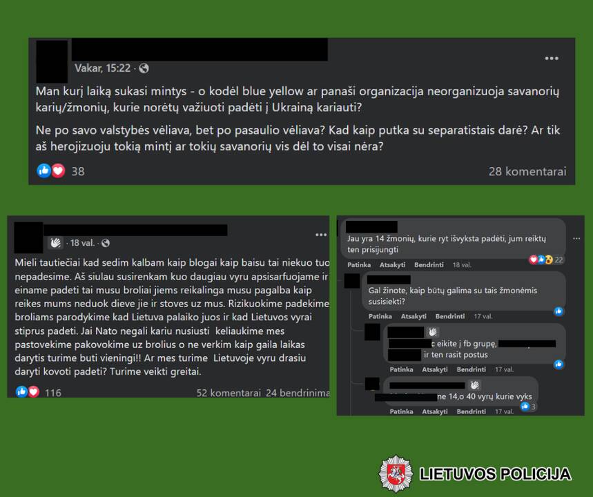 Policija įspėja norinčius kovoti su Rusija: ginklus iš šalies galima išvežti tik su leidimu