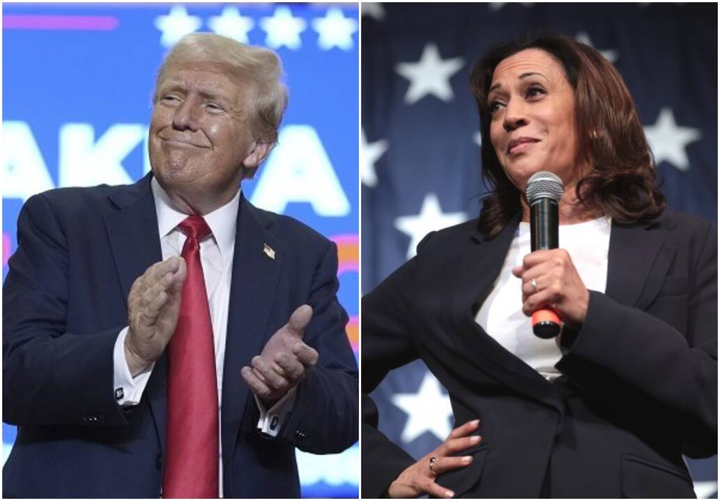 Kamala Harris ir Donaldas Trumpas