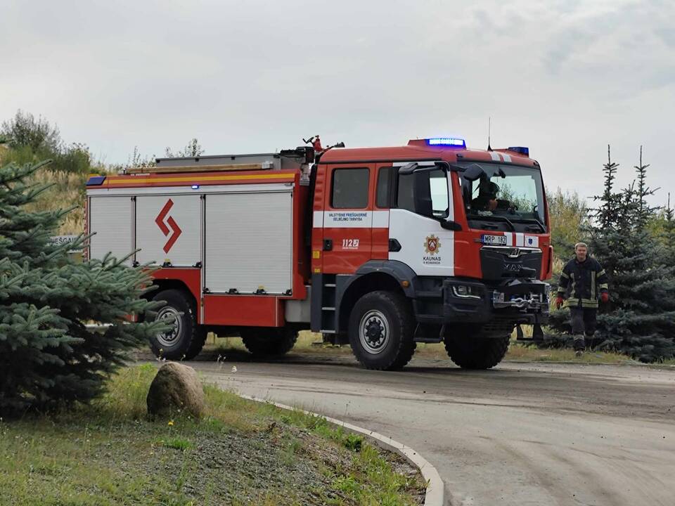 Vėl dega Lapių sąvartynas