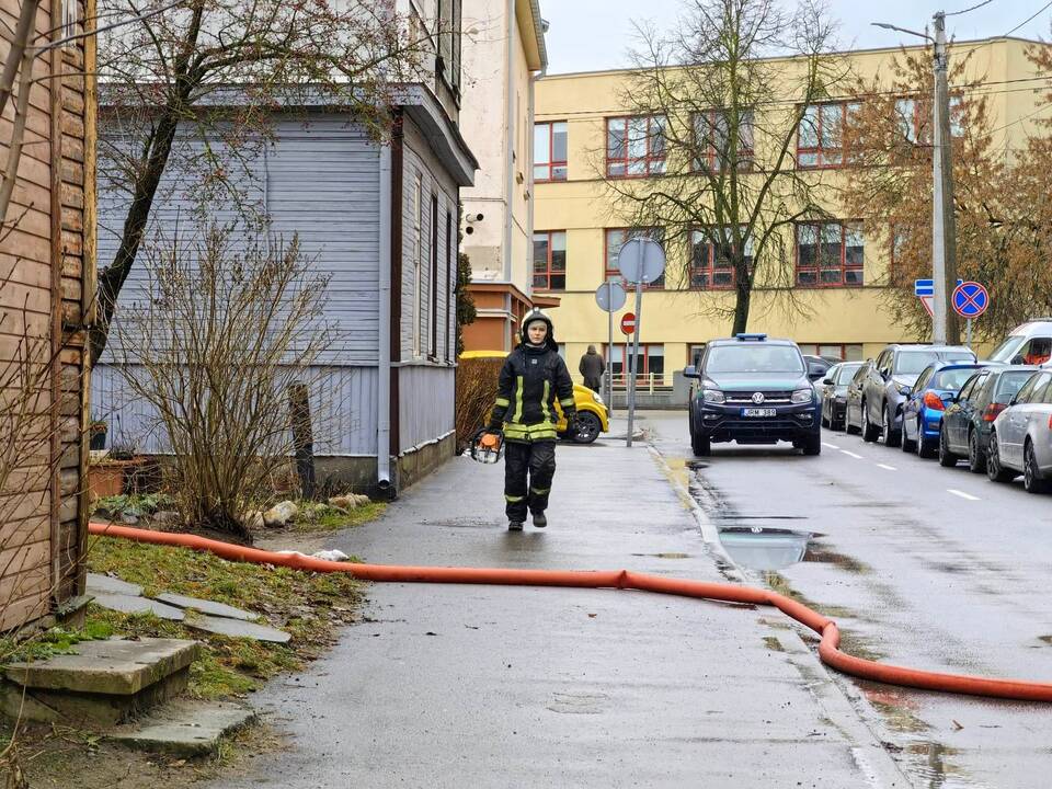 Gaisras Žaliakalnio daugiabutyje