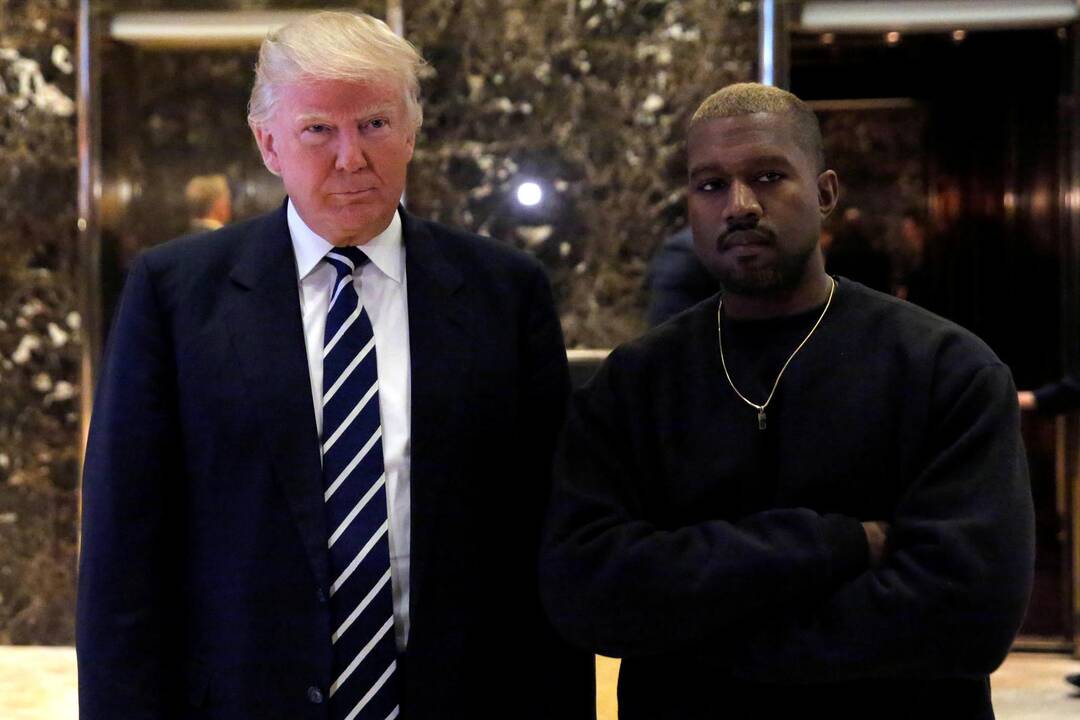 Donaldas Trumpas ir Kanye Westas