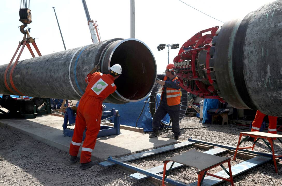 Vokietija įspėjo Rusiją dėl pasekmių dujotiekiui „Nord Stream 2“