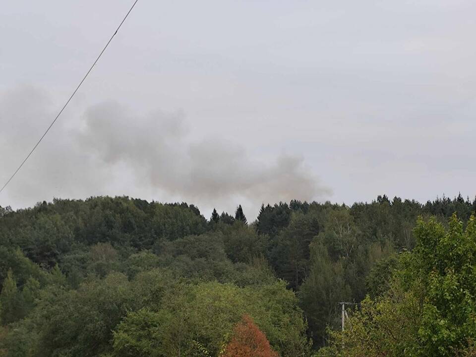 Vėl dega Lapių sąvartynas