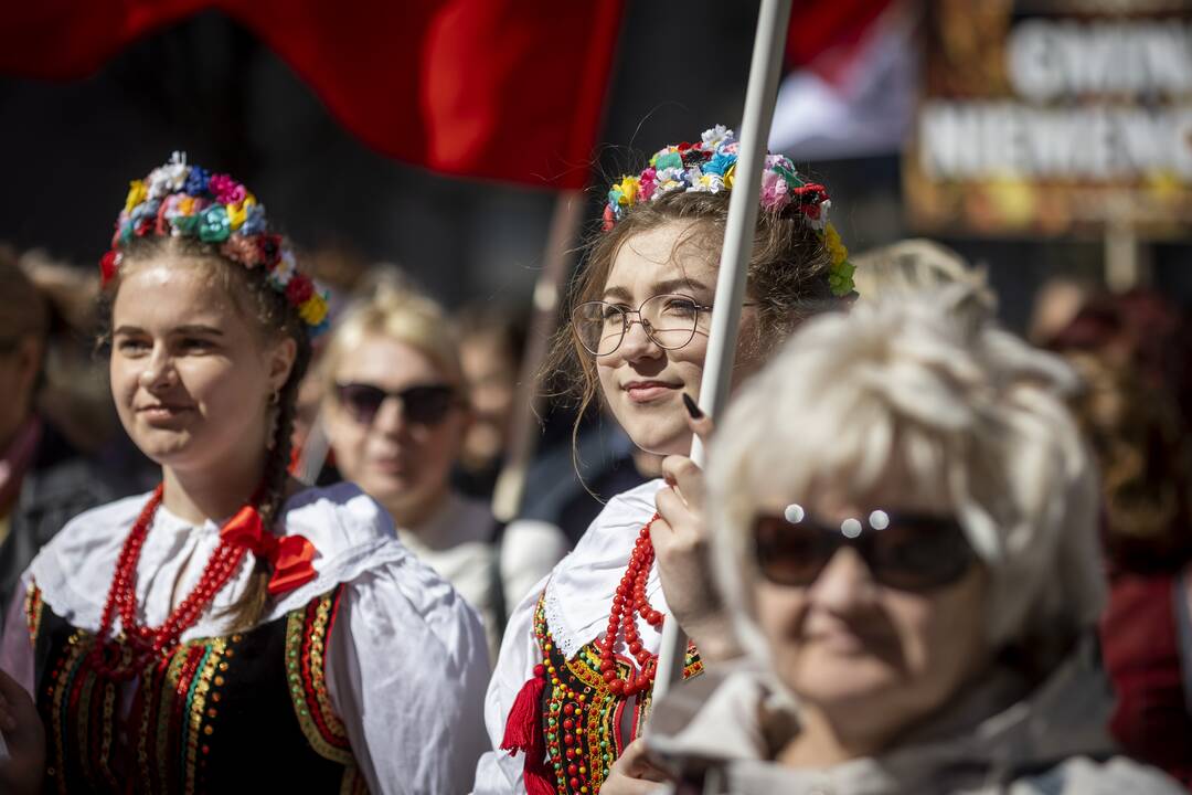 Sostinės gatvėse – Lietuvos lenkų eisena