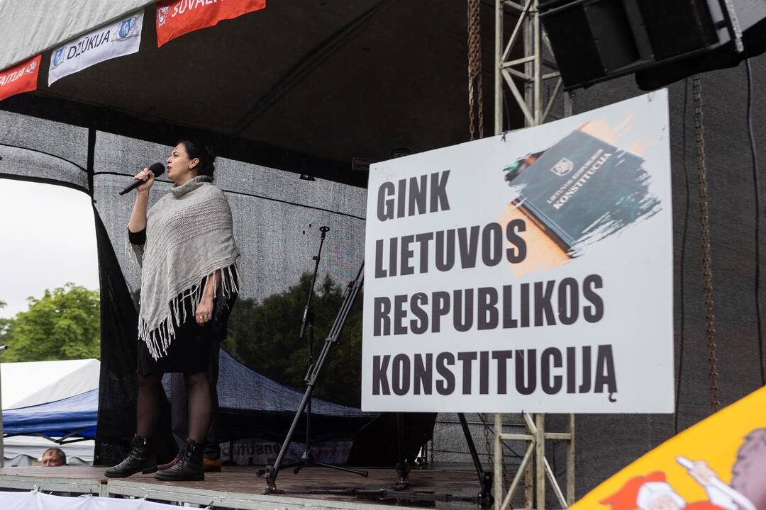 Šeimų sąjūdžio protestas prie Seimo