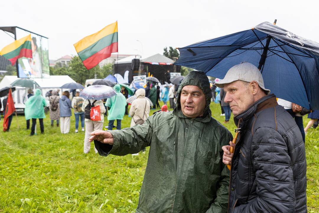 Šeimų sąjūdžio protestas prie Seimo