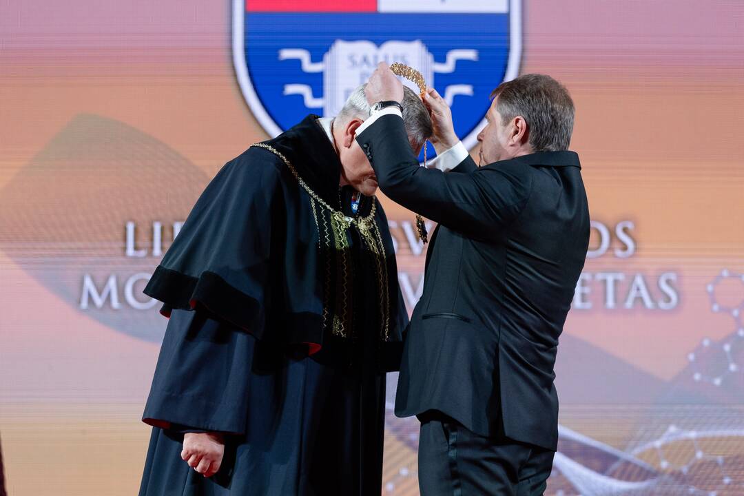 LSMU rektoriaus prof. Rimanto Benečio inauguracijos iškilmės