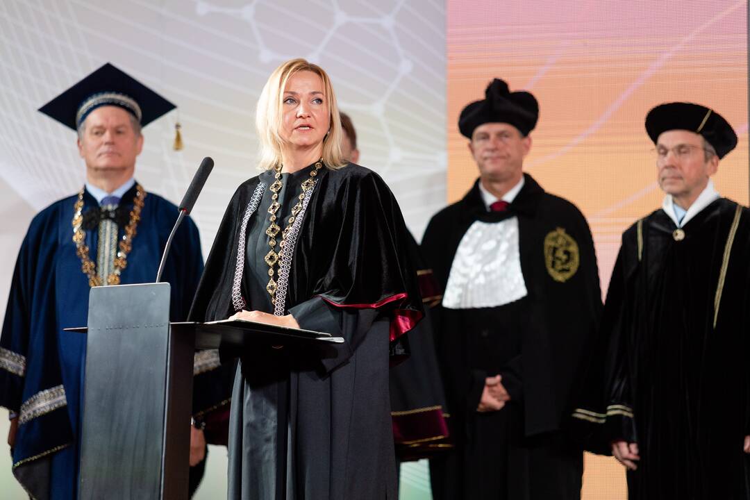 LSMU rektoriaus prof. Rimanto Benečio inauguracijos iškilmės