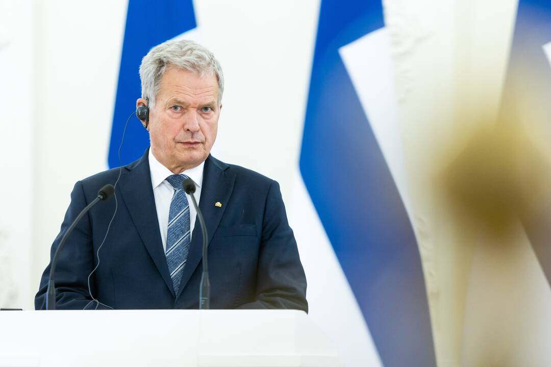 Oficialus Suomijos prezidento S. Niinisto sutikimas prezidentūroje