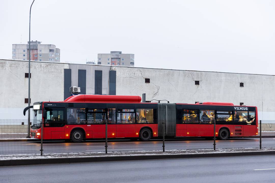 Vilniuje – viešojo transporto vairuotojų streikas