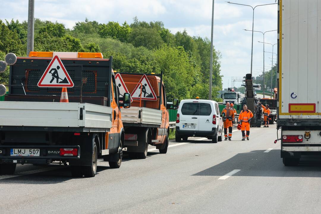 Spūstys važiuojant iš Kauno į Vilnių