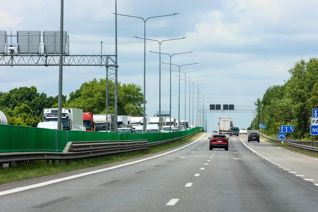 Spūstys važiuojant iš Kauno į Vilnių