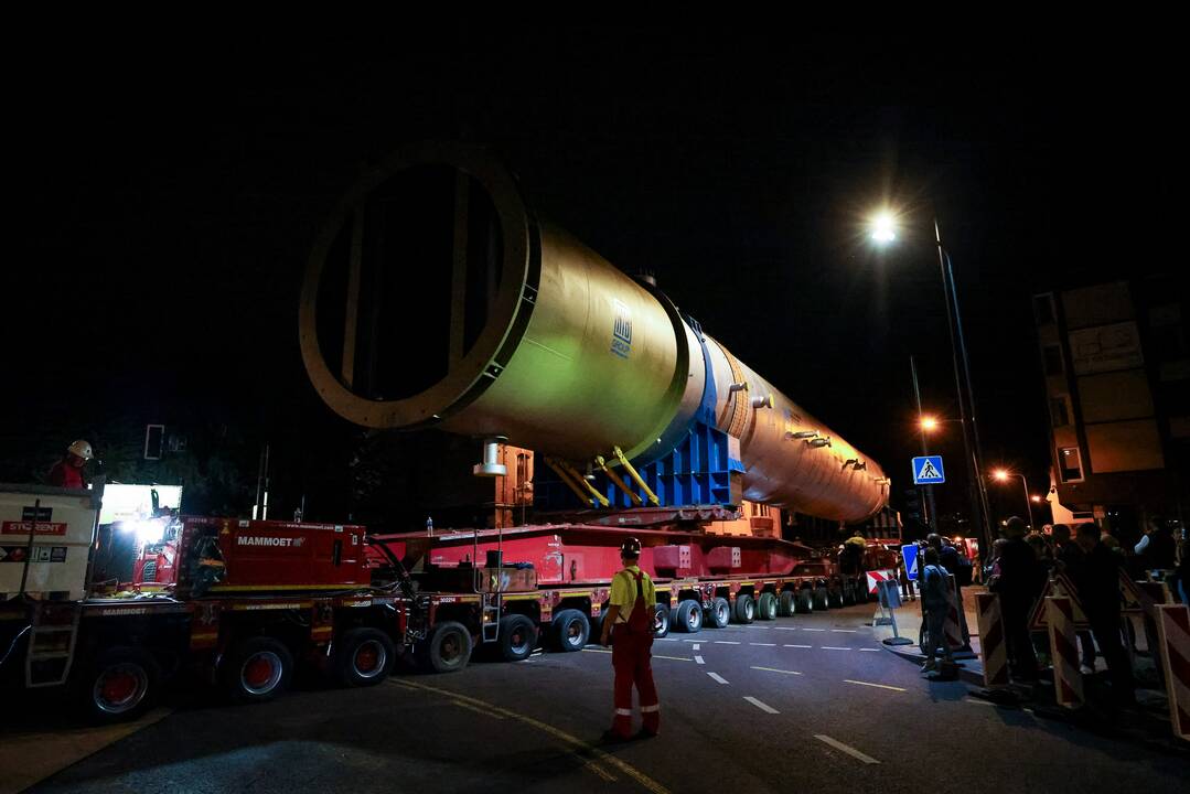 Didžiausio krovinio šalies istorijoje gabenimas