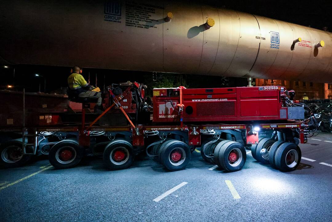 Didžiausio krovinio šalies istorijoje gabenimas