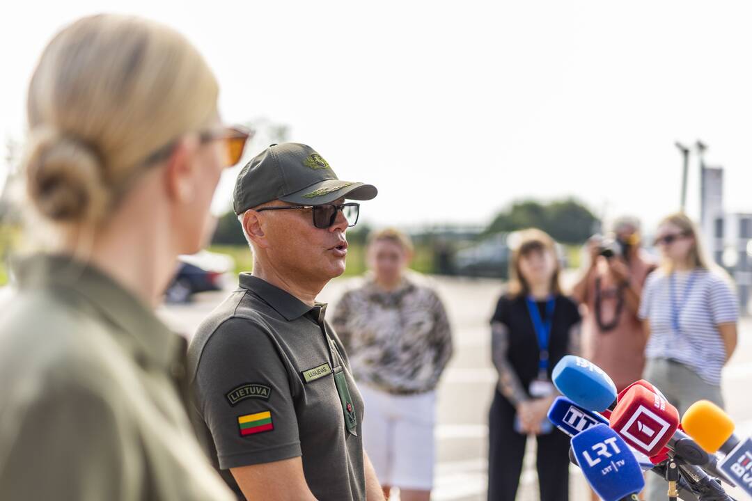 Ministrė lankėsi Tverečiaus kontrolės punkte