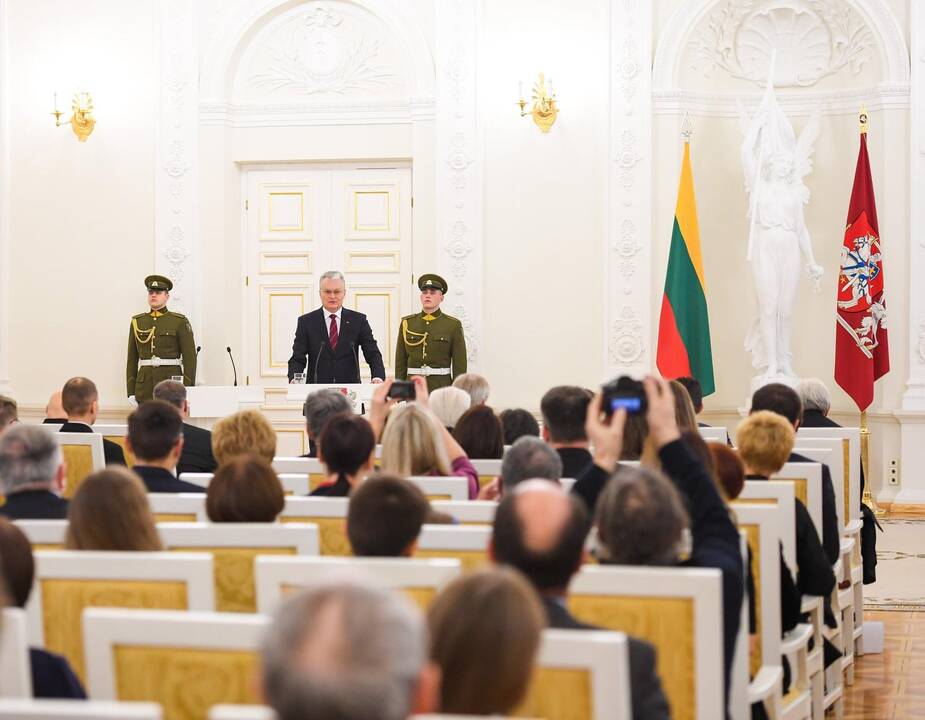 Gintaras Rinkevičius (kairėje) ir Gitanas Nausėda (dešinėje)