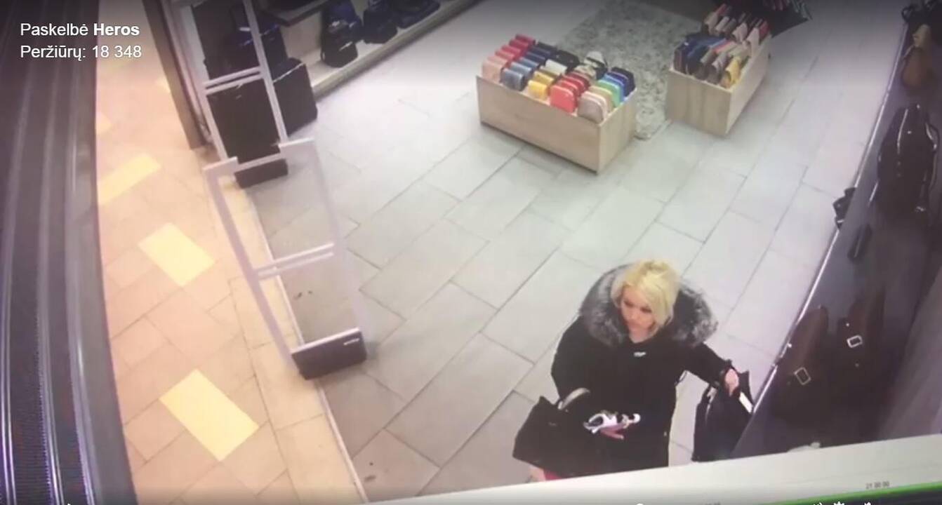 Kas pamiršo sumokėti už rankinę?