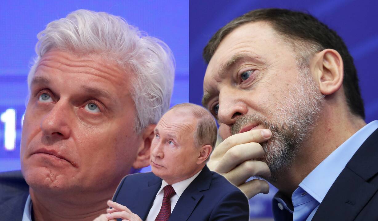Olegas Tinkovas (kairėje), Olegas Deripaska (dešinėje)