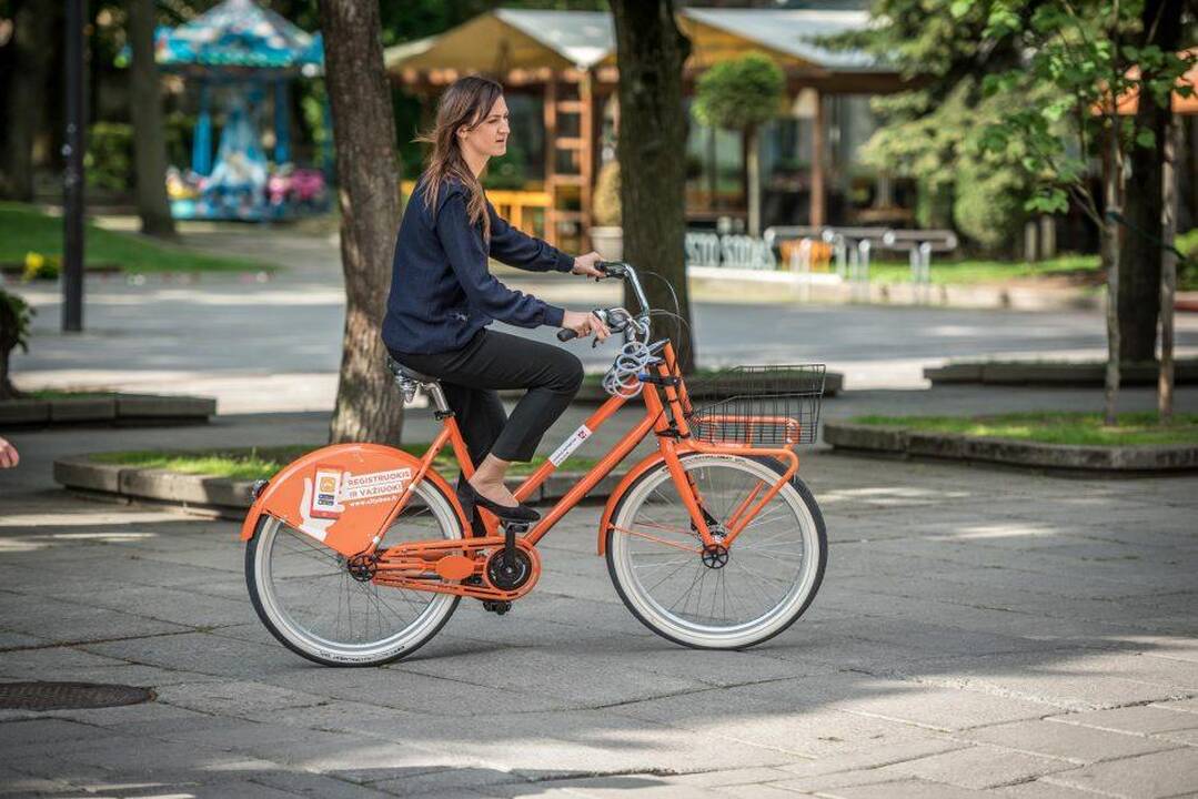 Planai: oranžiniai dviračiai Kaune turėtų pasirodyti vasaros pradžioje.